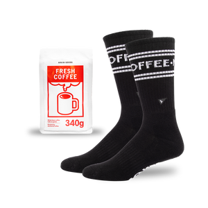 Arvin Goods x Anchored Coffee-Sock and coffee bundle